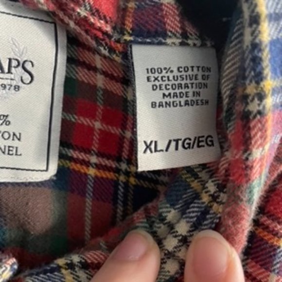 Chaps Men's Flannel - Picture 5 of 5